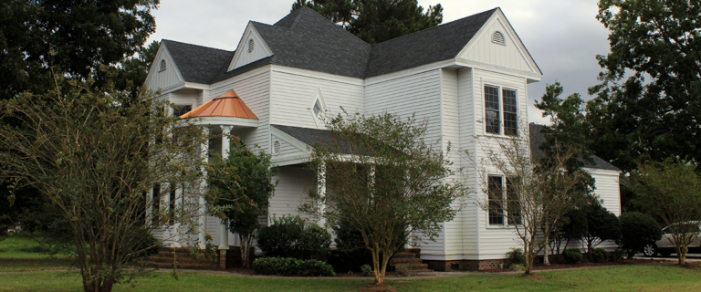 Aurora Town Hall municipal office in Aurora, North Carolina